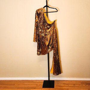 Time Travel Sequin Mini Dress Plus
